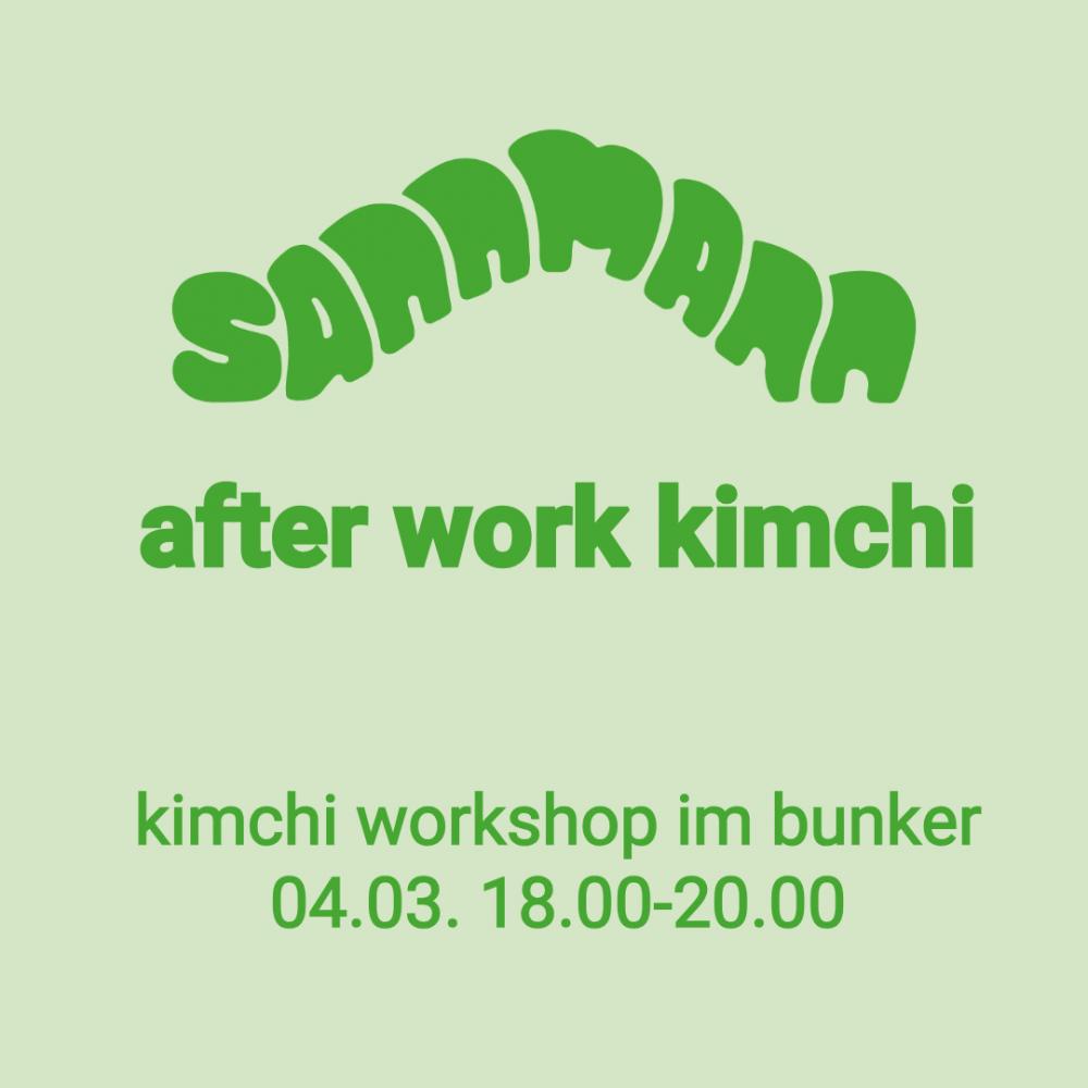 Kimchi Workshop im Bunker