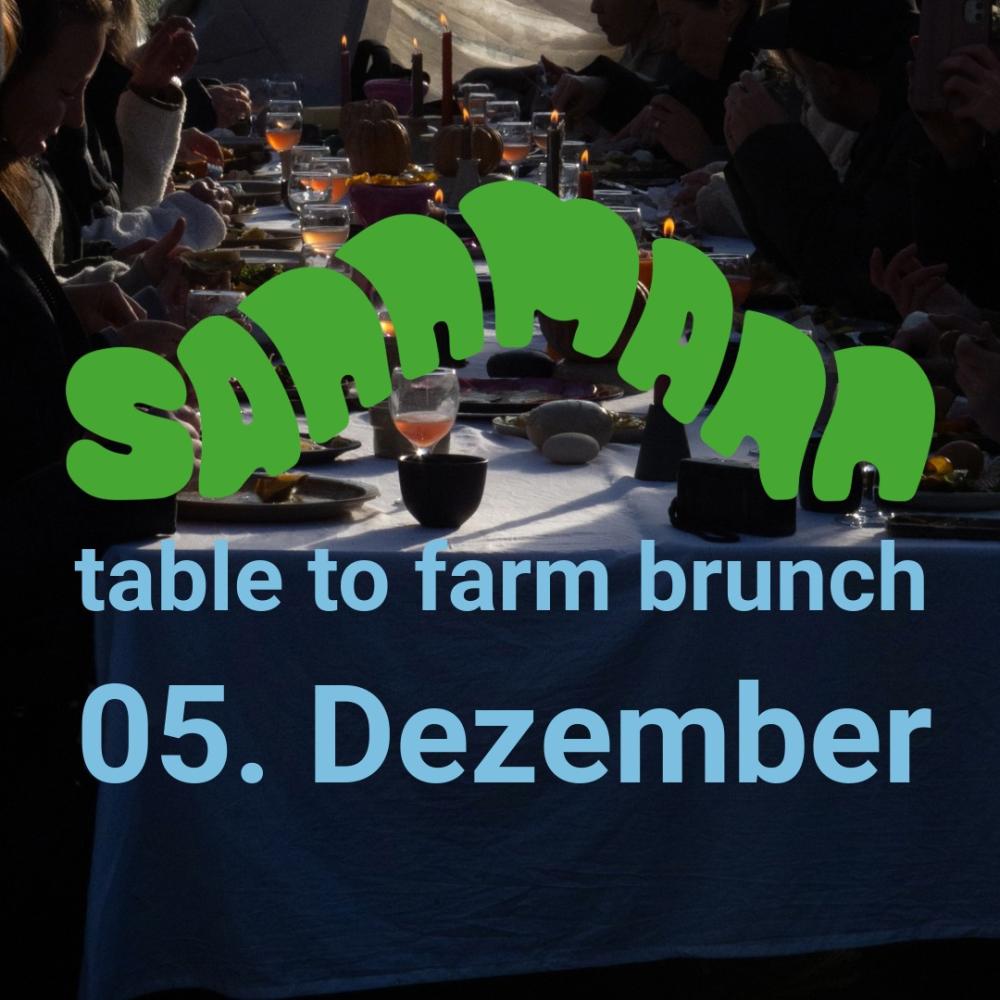 Table to Farm Brunch 05. Dezember