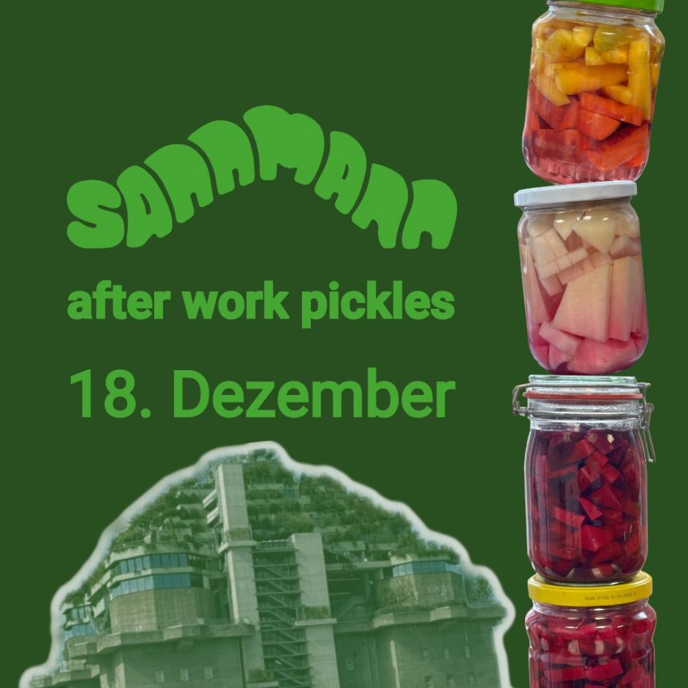 After work pickles im Bunker